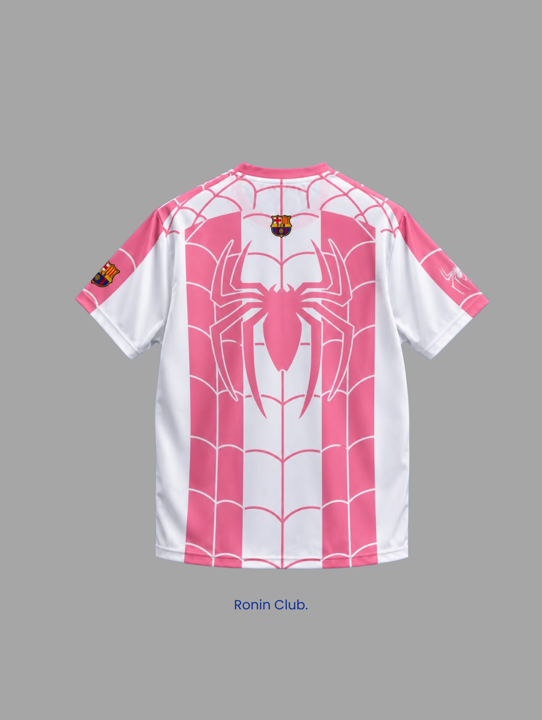 Spidy X Barca pink jersey